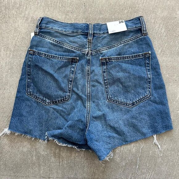 Forever 21 Premium Distressed Denim Highrise Shorts - Picture 2 of 3